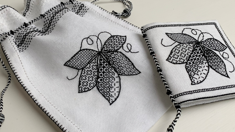 Broderi blackwork